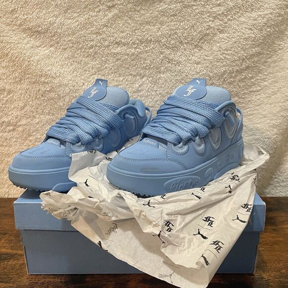 LaFrancé x PUMA Lamelo Ball Sneakers Limited Edition Team Light Blue RARE Mens 7 - Picture 4 of 16